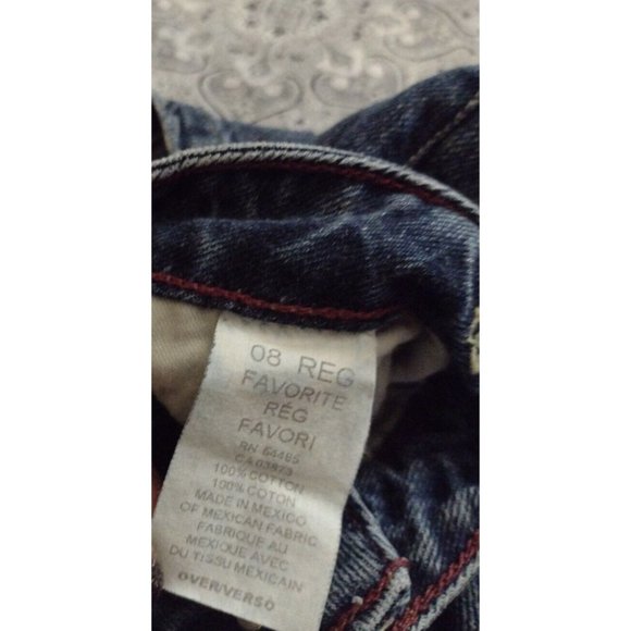 Womens American Eagle Size 8 Regular Fit Favorite Denim Blue Jeans Waist 30 - Picture 6 of 12